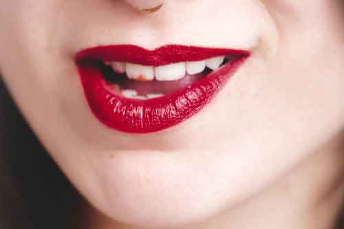 bitten lip or tongue